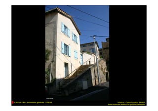 CAUE de l’Ain - Assemblée générale 17/06/09             Trévoux – Conseil couleur ZPPAUP
                                              Selon nuancier Atelier Cler pour la commune
 