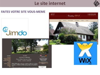 Le site internet
FAITES VOTRE SITE VOUS-MEME
 