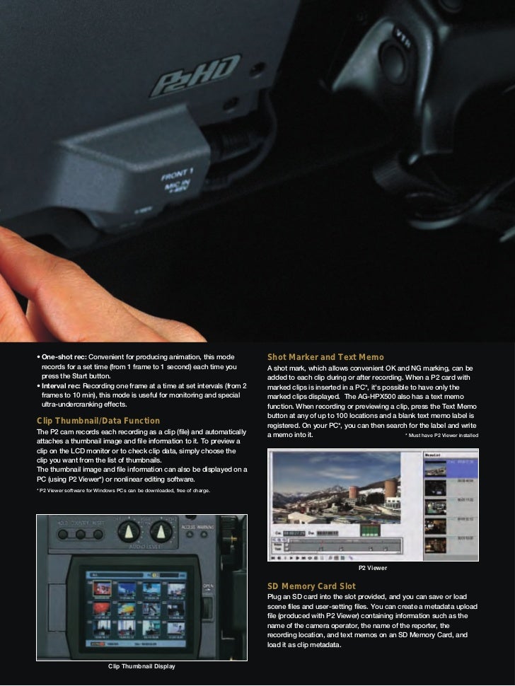 panasonic p2 viewer panasonic p2 viewer