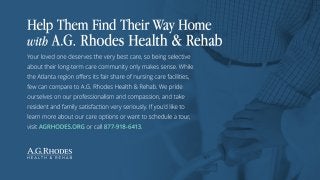 Top 5 Things to Look for in Long-Term Care