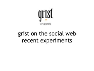 grist mission
grist sets the agenda by showing how green is reshaping our
    world. we cut through the noise and empower ...