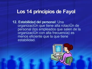 Los 14 principios de Fayol ,[object Object]