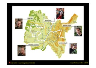 Les architectes-conseillers du CAUE	
  CAUE de l’Ain - Assemblée générale 19/06/2013 	
  
 