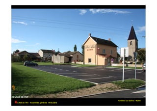 Asnières-sur-Saône – Mairie
CAUE de l’Ain - Assemblée générale 19/06/2013 	
  
 
