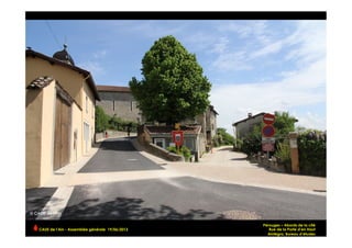 Pérouges – Abords de la cité
Rue de la Porte d’en Haut
Aintégra, Bureau d’études
CAUE de l’Ain - Assemblée générale 19/06/2013 	
  
 