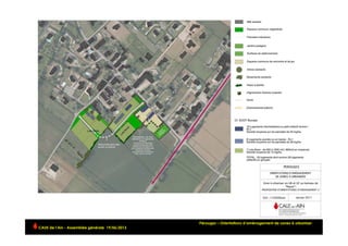 Pérouges – Orientations d’aménagement de zones à urbaniser
CAUE de l’Ain - Assemblée générale 19/06/2013 	
  
 