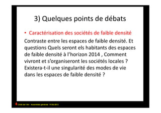 CAUE de l’Ain - Assemblée générale 19/06/2013 	
  
 