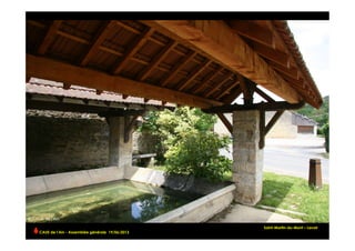 Saint-Martin-du-Mont – Lavoir
CAUE de l’Ain - Assemblée générale 19/06/2013 	
  
 