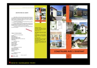 CAUE de l’Ain - Assemblée générale 19/06/2013 	
  
 