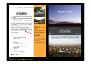 CAUE de l’Ain - Assemblée générale 19/06/2013 	
  
 