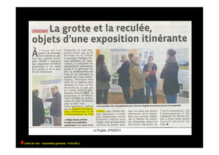 CAUE de l’Ain - Assemblée générale 19/06/2013 	
  
 