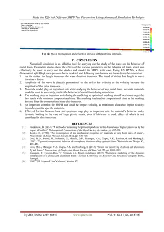 Study the Effect of Different SHPB Test Parameters Using Numerical ...