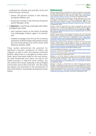 The smart food triple bottom line – starting with diversifying staples