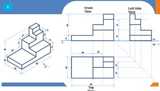 Comprehensive Guide to Orthographic Projection Techniques and Views | PPTX