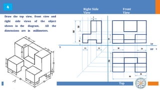 Comprehensive Guide to Orthographic Projection Techniques and Views | PPTX
