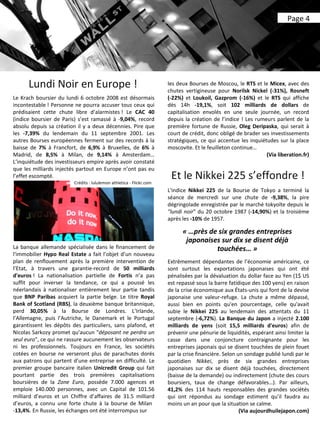 Page 4




      Lundi Noir en Europe !                                          les deux Bourses de Moscou, le RTS et le ...