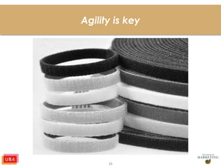 23
Agility is key
 