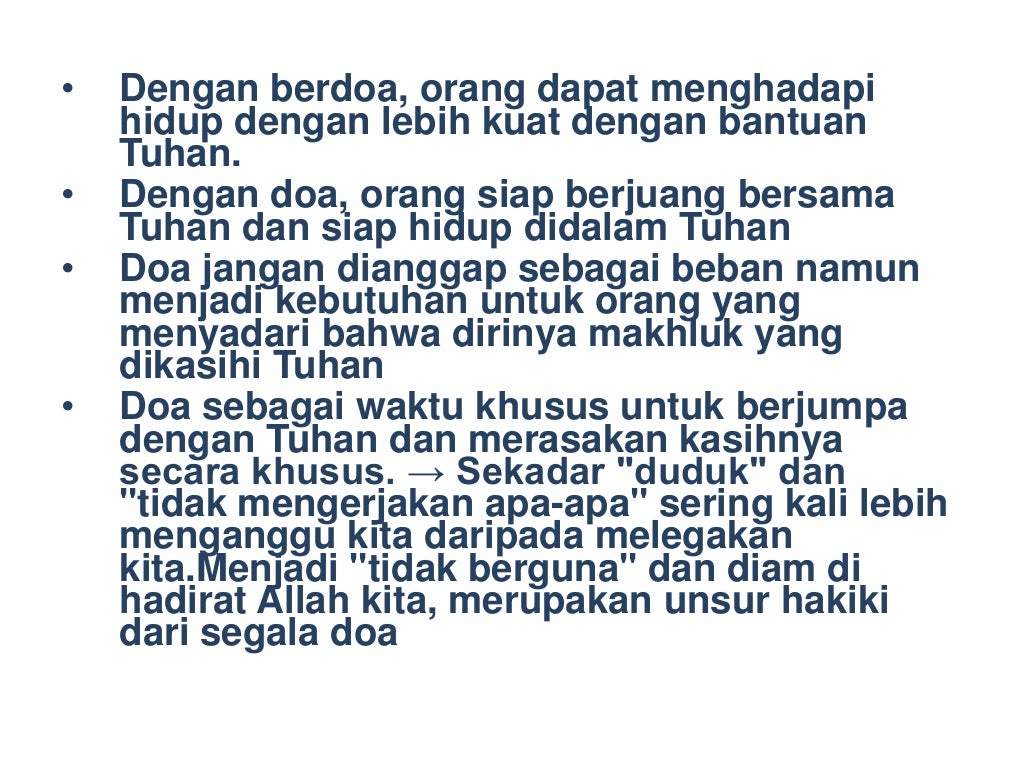 Apa itu Doa?