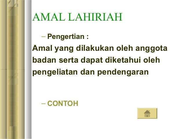 Agama tentang Amal Sholeh
