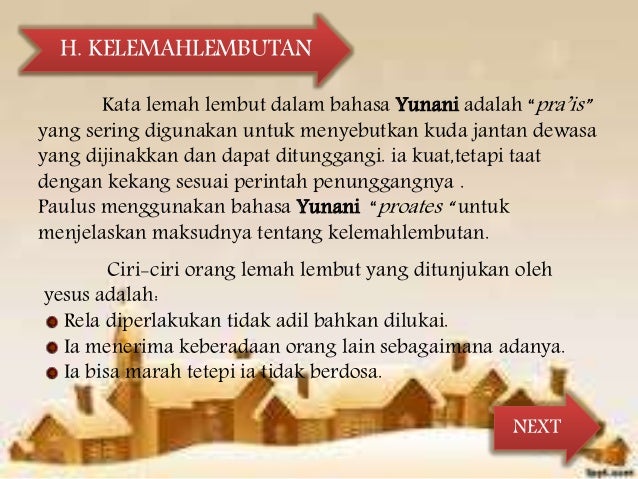 Ibadah Dalam Bahasa Yunani Artinya Nilai-Nilai Kristiani Berdasarkan Buah-Buah Roh
