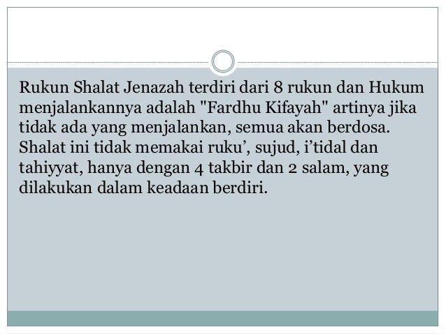 Agama Islam Tata Cara Shalat Jenazah Xi Iis A