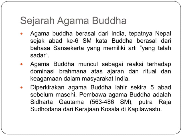 Agama budha | PPTX