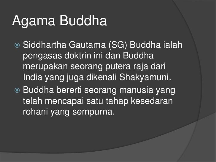 Agama Buddha Sejarah 2 Ting 6