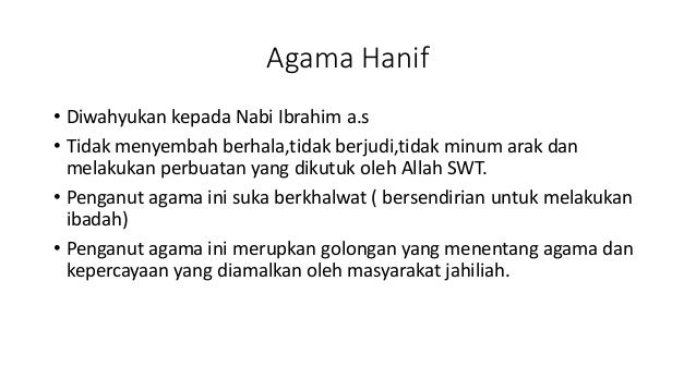 Agama Dan Kepercayaan Masyarakat Jahiliah