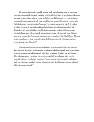 Agama dan masyarakat