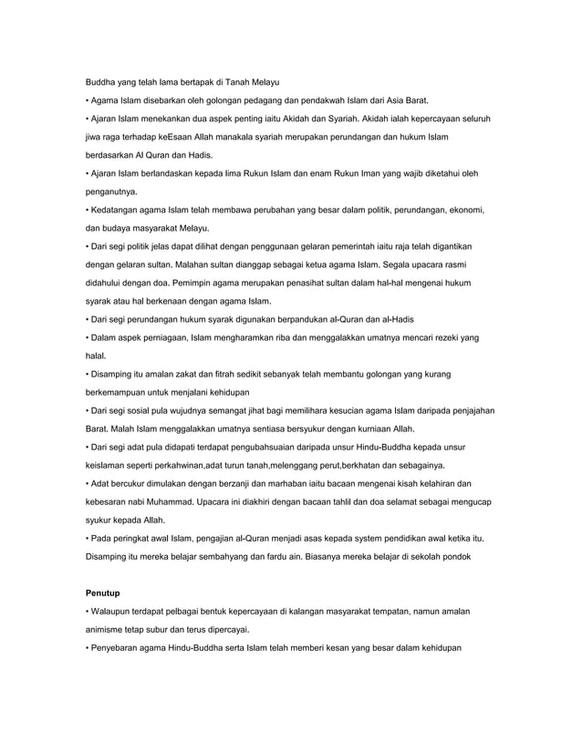 Agama di malaysia | DOC