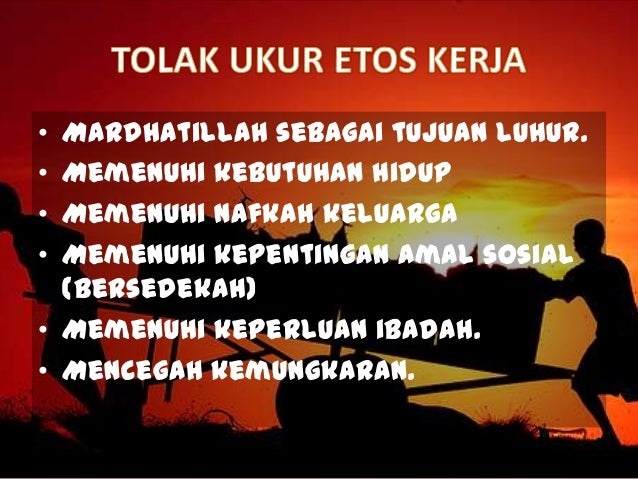 Etos Kerja dalam Islam