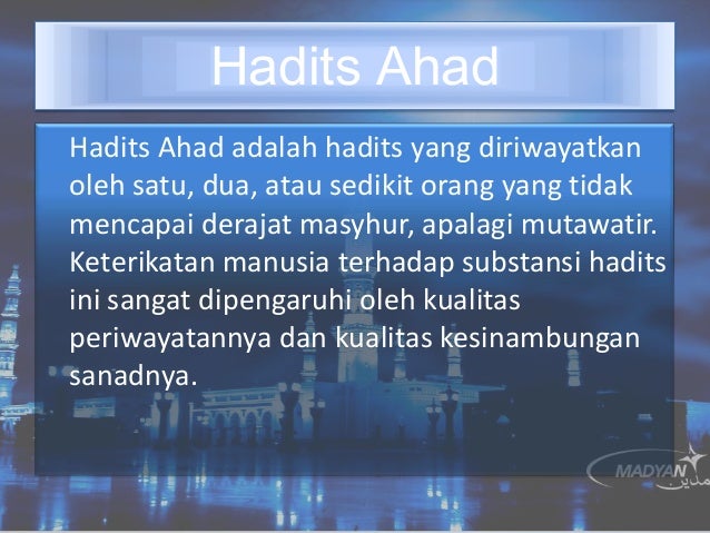 Agama hadits