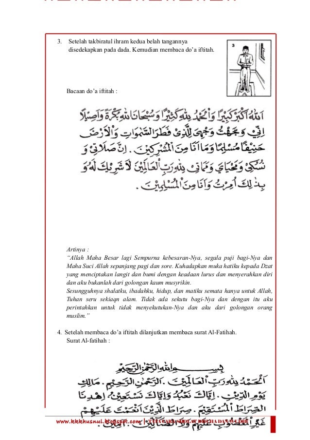 Tata Cara Berwudhu Dan Bacaannya : Bacaan Niat Wudhu ...