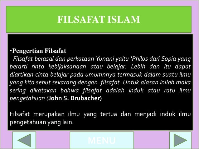 Filsafat Agama Islam