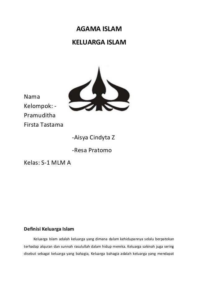 Agama Islam Keluarga Islami