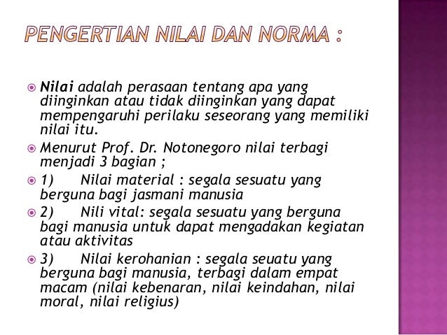 Agama nilai dan norma Agama nilai dan norma