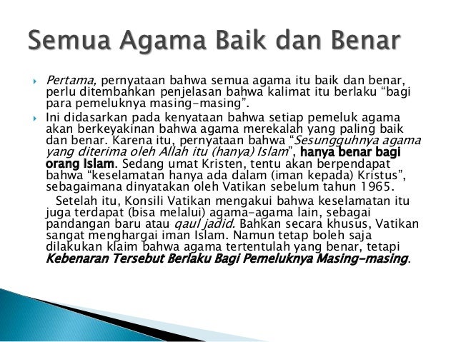 Agama sebagai sumber kedamaian
