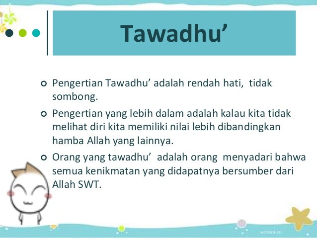Sikap Tingkah Laku Akhlakul Karimah