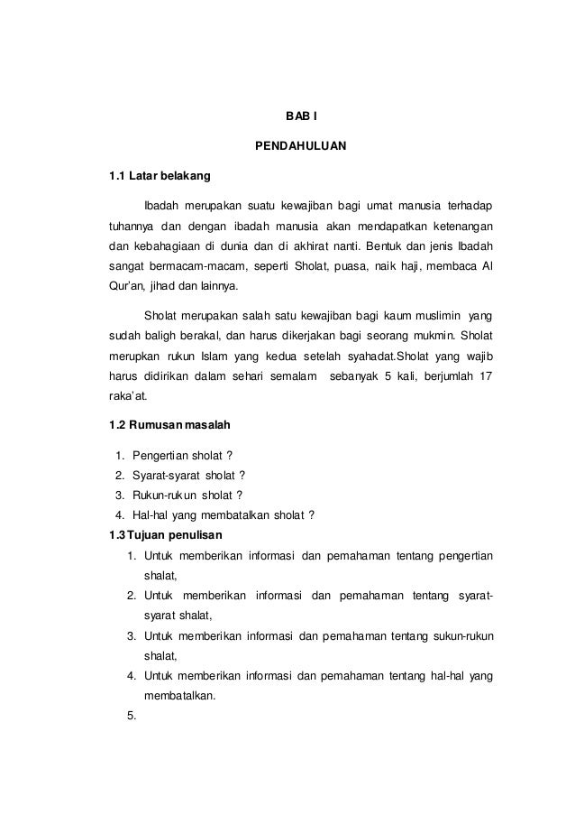 Makalah Agama Islam Tentang Rukun Sholat colorsplace