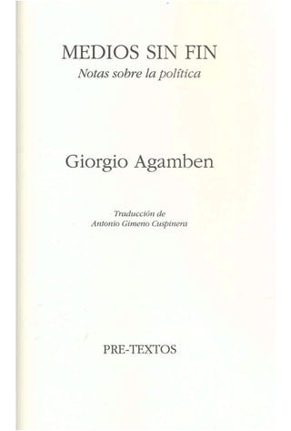 Giorgio Agamben - Forma-de-vida
