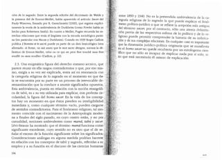 ci6n de lo sagrado. Entre la segunda edici6n del diccionario de Walde y
la primera del de Ernout-Meillet, habia aparecido el articulo Sacer de!
Pauly-Wissowa, firmado par R. Ganschinietz (1920), que registra explici-
tamente la teor!a de la ambivalencia de Durkheim (coma Fowler habia ya
hecho para Robertson Smith). En cuanto a Meillet, Fugier recuerda las es-
tre~has relaciones que tenia el lingliista con la escuela sociol6gica parisi-
na (en pa1ticular con Mauss y Durkheim). Cuando en 1939 Roger Caillois
publica L 'homme et le sacre, puede ya partir de un dato lexicol6gico biell
afirmado: "A Rome, on sait assez que le mot sacer designe, suivant la de-
finition de Ernout-Meillet, celui ou ce qui ne peut etre touche sans etre:
souille ou sans souiller" (Caillois, p. 22).
2.3. Una enigmatica figura del derecho romano arcaico, que
parece reunir en ella rasgos contradictorios y que, por eso mis-
mo, exigfa a su vez ser explicada, entra asi en resonancia con :
la categoria religiosa de lo sagrado en el momento en que es--
ta se encuentra por su parte en un proceso de irrevocable de.:..
semantizaci6n que la conduce a asumir significados opuestos. ·.
Esta ambivalencia, puesta en relaci6n con la noci6n etnografi- ·
ca de tab(1, es a su vez utilizada para explicar, con perfecta cir~''.(
cularidad, la figura del homo sacer. En la vida de los concep- /·
tos hay un momenta en que estos pierden su inteligibilidad'.'.}
inmediata y, coma cualquier termino vado, pueden cargarse :·:
de sentidos contradictorios. Para el fen6meno religioso, tal mo·/;
mento coincide con el nacimiento de la Antropologfa moder~ ..·
na a finales del siglo pasado, en cuyo centro estan, y no por,(
casualidad nociones ambivalentes como mand, tabu y sacer'. .'.
Levi-Straus~ ha mostrado que el termino mand funciona como "
significante excedente, cuyo sentido no es otro que el de se- ··
fialar el exceso de la funci6n significante sobre los significados; ;;
Consideraciones analogas en alguna medida podrian hacerse:
en relaci6n con los conceptos de tabl'1 y sagrado, referidas a su ;
empleo y a su funci6n en el discurso de las ciencias humanas;'
104
entre 1890 y 1940. No es la pretendida ambivalencia de la ca-
)egorfa religiosa de lo sagrado la que puede explicar el fem":>-
. meno polftico-juridico a que se refiere la acepcion mas antigua
del termino sace1~ por el contrario, solo una atenta delimita-
.: ci6n previa de las respectivas esferas de lo politico y de lo re-
ligioso puede permitir comprender la historia de su imbrica-
..ci6n y de sus complejas relaciones. En cualquier caso es importante
que la dimension juridico-polltica originaria que se manifiesta
.; en el honio sacerno quede recubierta por un mitologema cien-
.. tlfico que no s6lo es incapaz de explicar nada por si solo, si-
no que esta necesitado el mismo de explicacion.
 