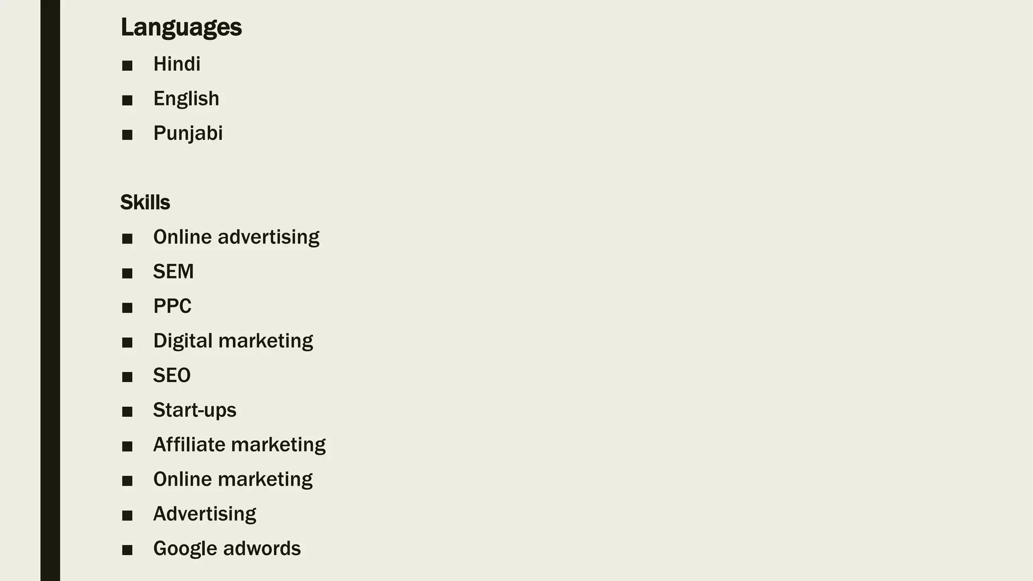 Agam berry | Serial Entrepreneur | PPTX