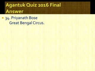  34. Priyanath Bose
Great Bengal Circus.
 