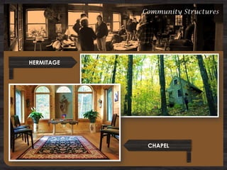 Community Structures

HERMITAGE

CHAPEL

 