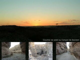 Coucher de soleil au Canyon de Sesriem 