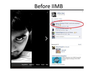Before IIMB
 