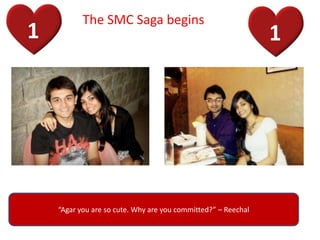 1 1
Agar you are so cute. Why are you committed? C Reechal
The SMC Saga begins
 