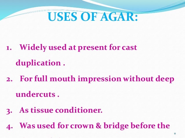 Agar alginate Agar alginate