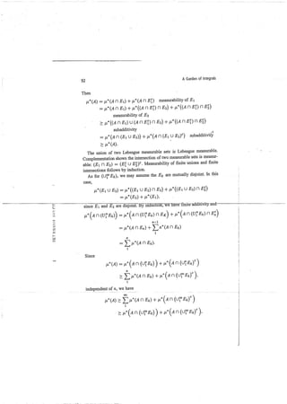 A garden of integrals