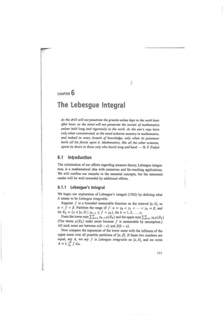 A garden of integrals